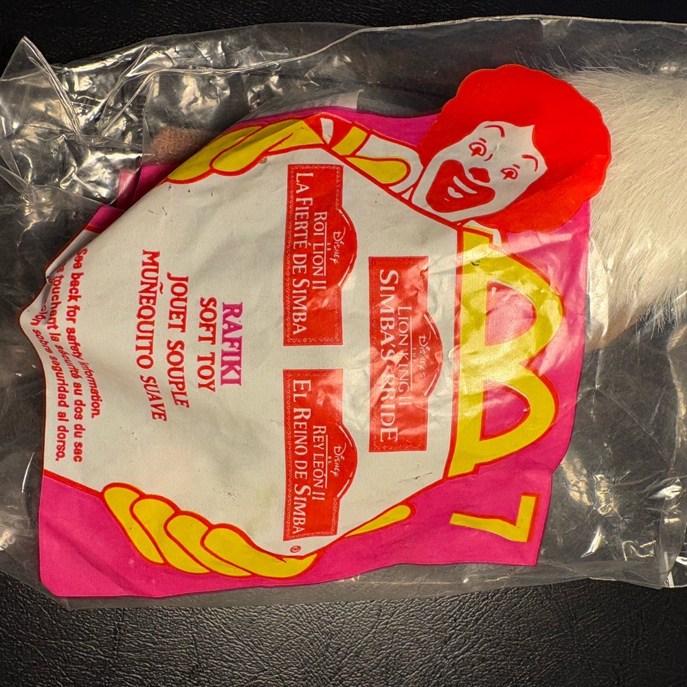 McDonald's Pink and Yellow Soft Toy several in pics $9 each one